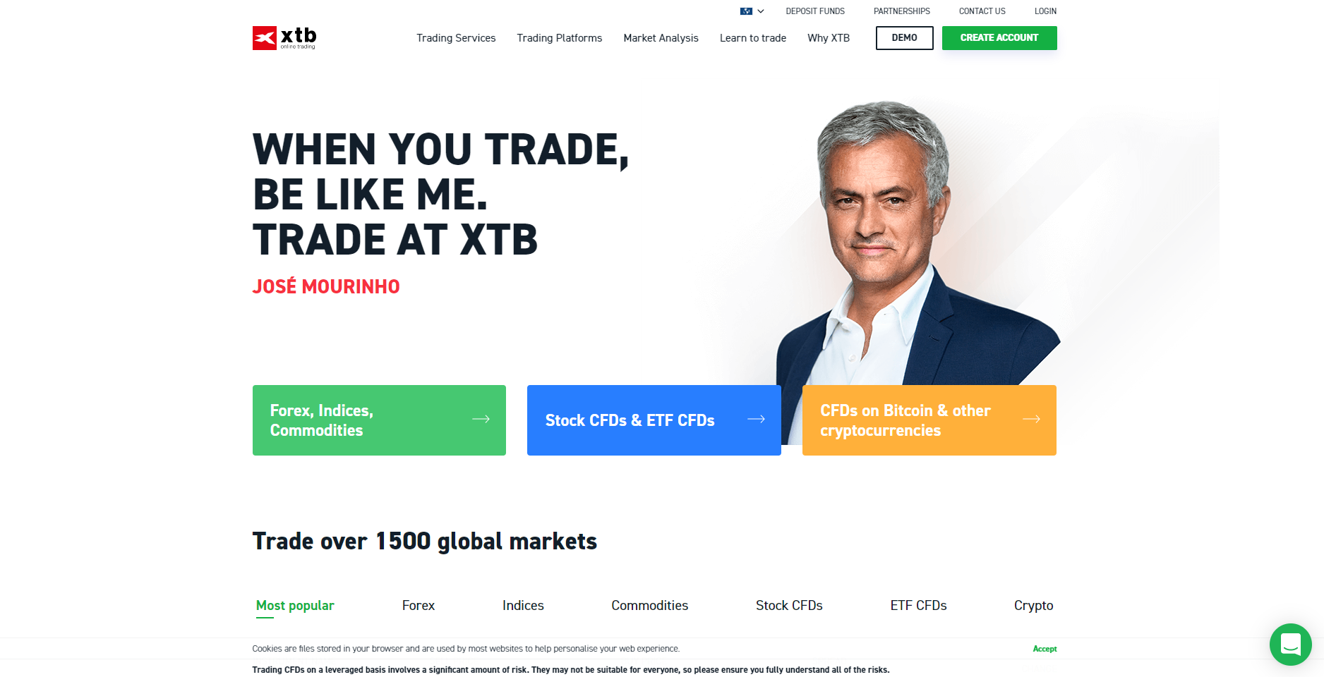 Trang web chính thức của XTB