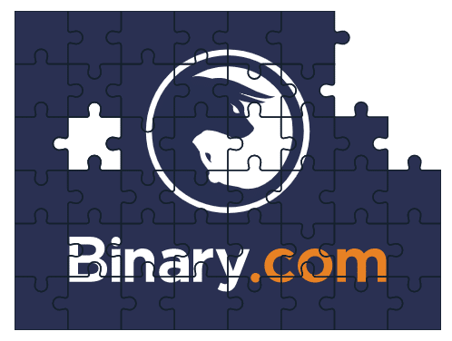 Logotipo do bot binário Binary.com