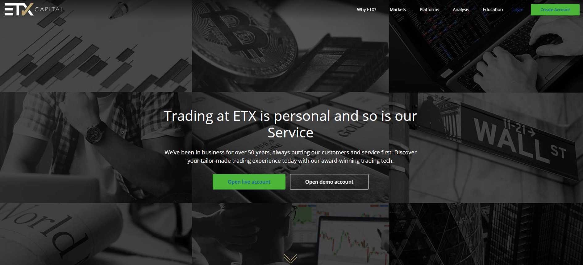 Oficiální stránky ETX Capital