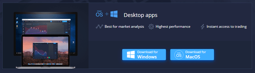 App desktop ExpertOption