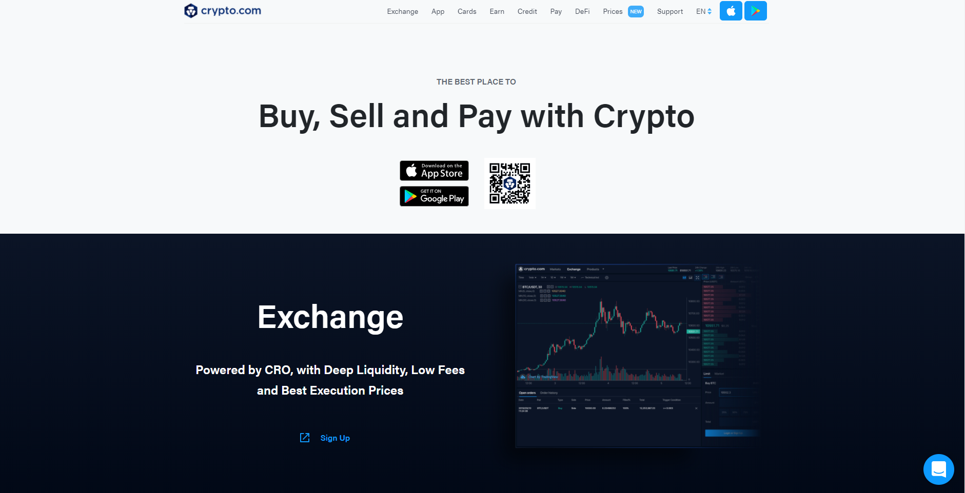 Échange de crypto-monnaie Crypto.com