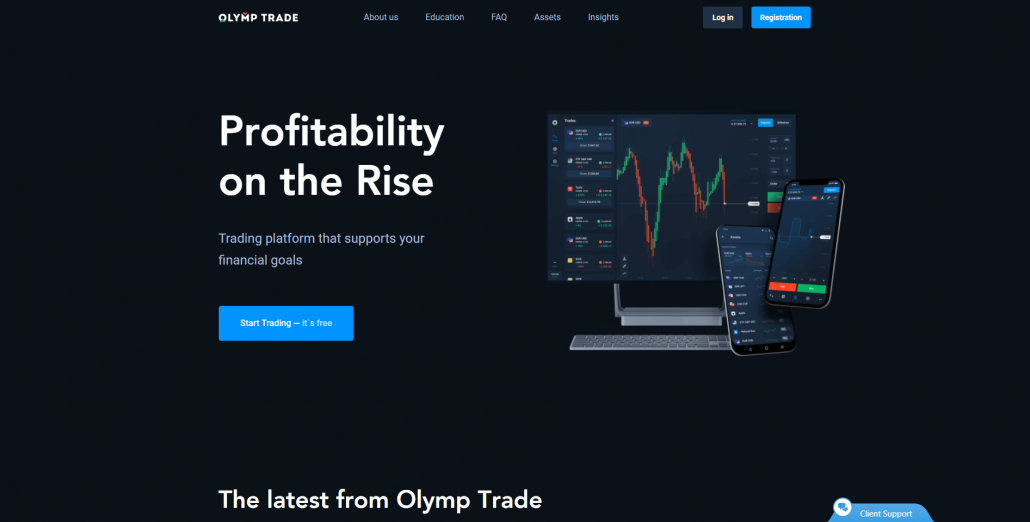 Olymp Trade forex broker v Indii