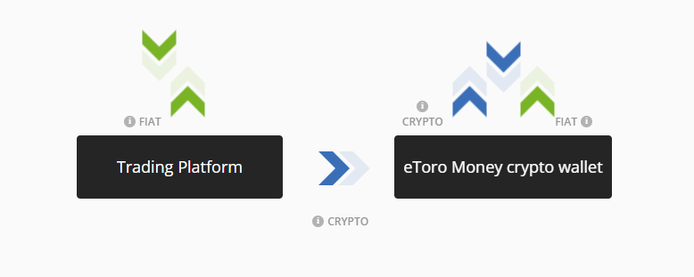Směnárna kryptoměn a peněženka Etoro