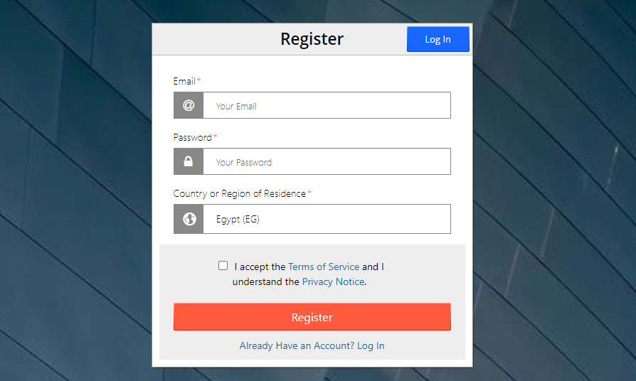 Registra il tuo account con BitMEX