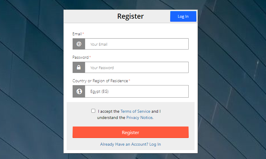 Registrera ditt konto med BitMEX