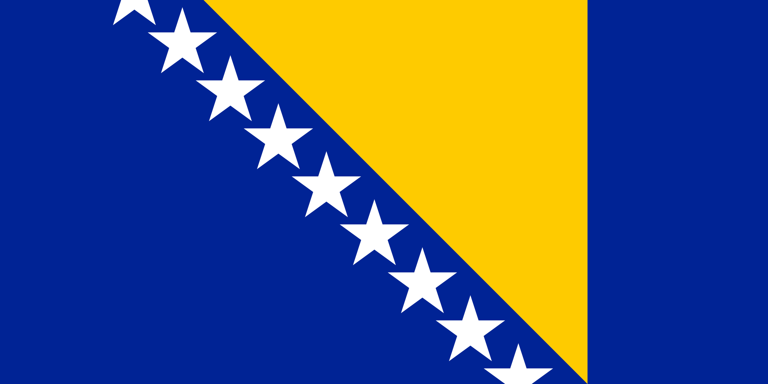 Σημαία της Βοσνίας-Ερζεγοβίνης