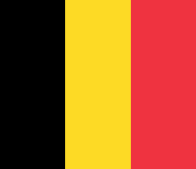 Belgia flagg