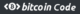 Bitcoin kod logotyp
