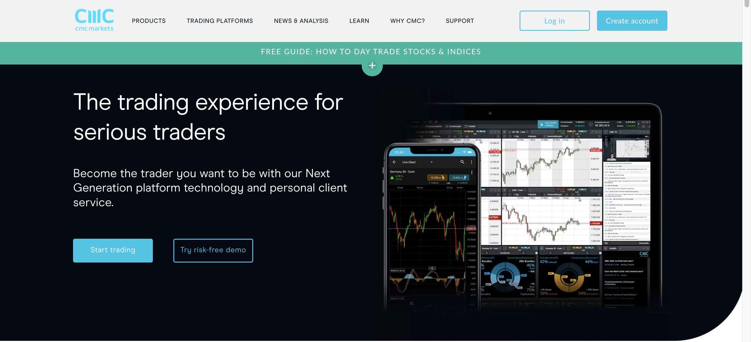 CMC Markets Homepage