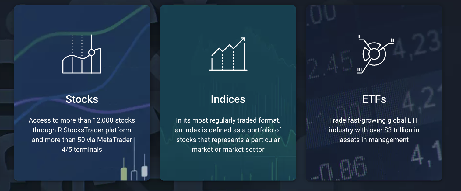 According to your preferences, you can decide which assets you want to trade