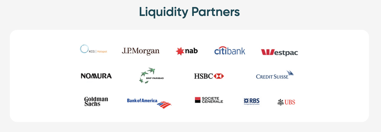 Partenaires de liquidité de Vantage Markets