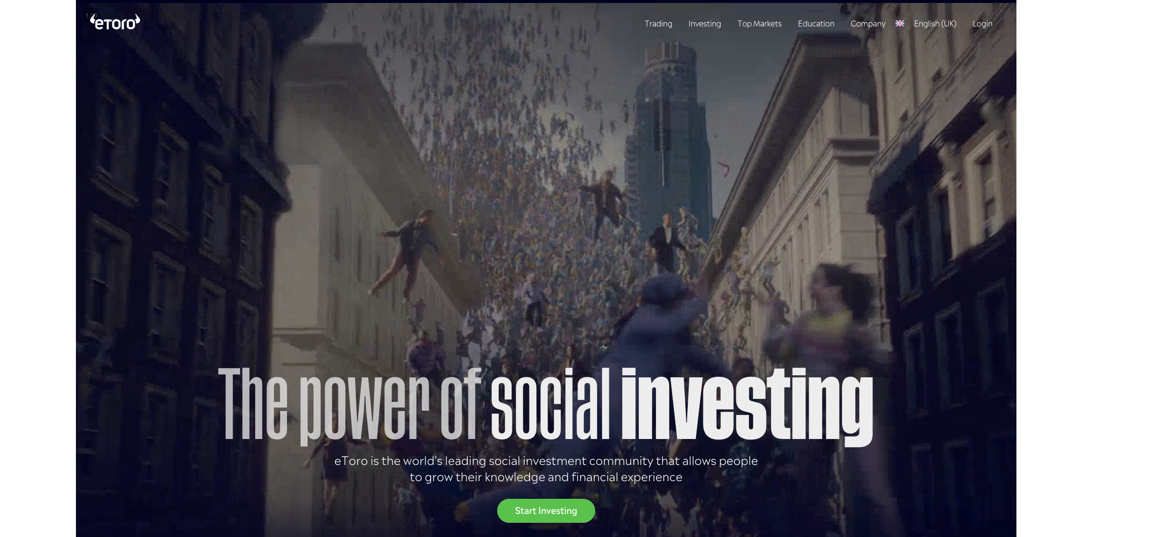 eToro: the power of Social Investing