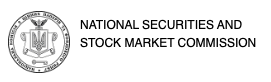 Logo Národní komise pro cenné papíry a akciový trh
