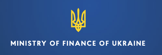 Ukrainan valtiovarainministeriön logo