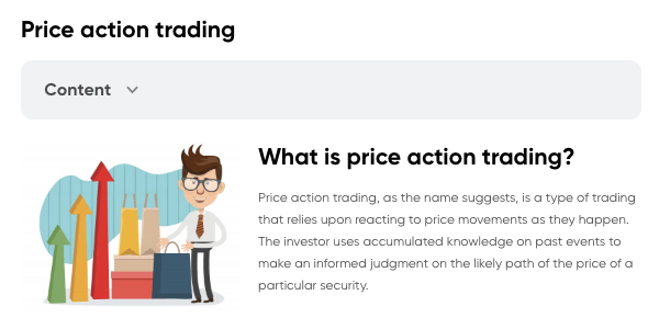 Capital.com - Handel in prijsacties