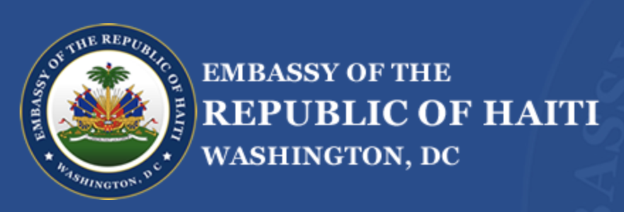 Ambassade van de republiek Haïti logo