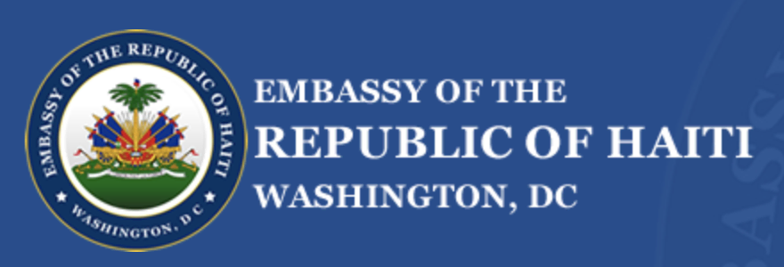 ハイチ共和国のロゴの大使館