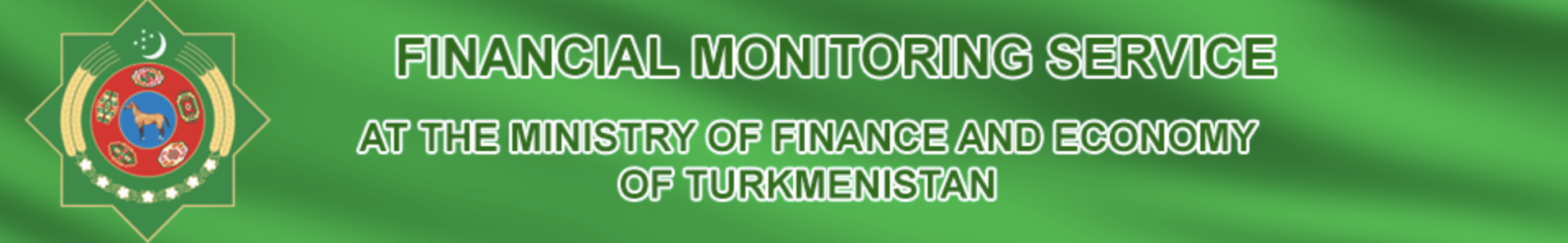 Valtiovarainministeriön Turkmenistanin logo