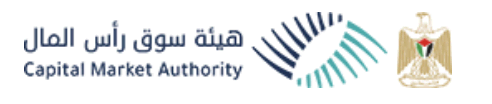 Den palæstinensiske kapitalmarkedsmyndigheds PCMA-logo