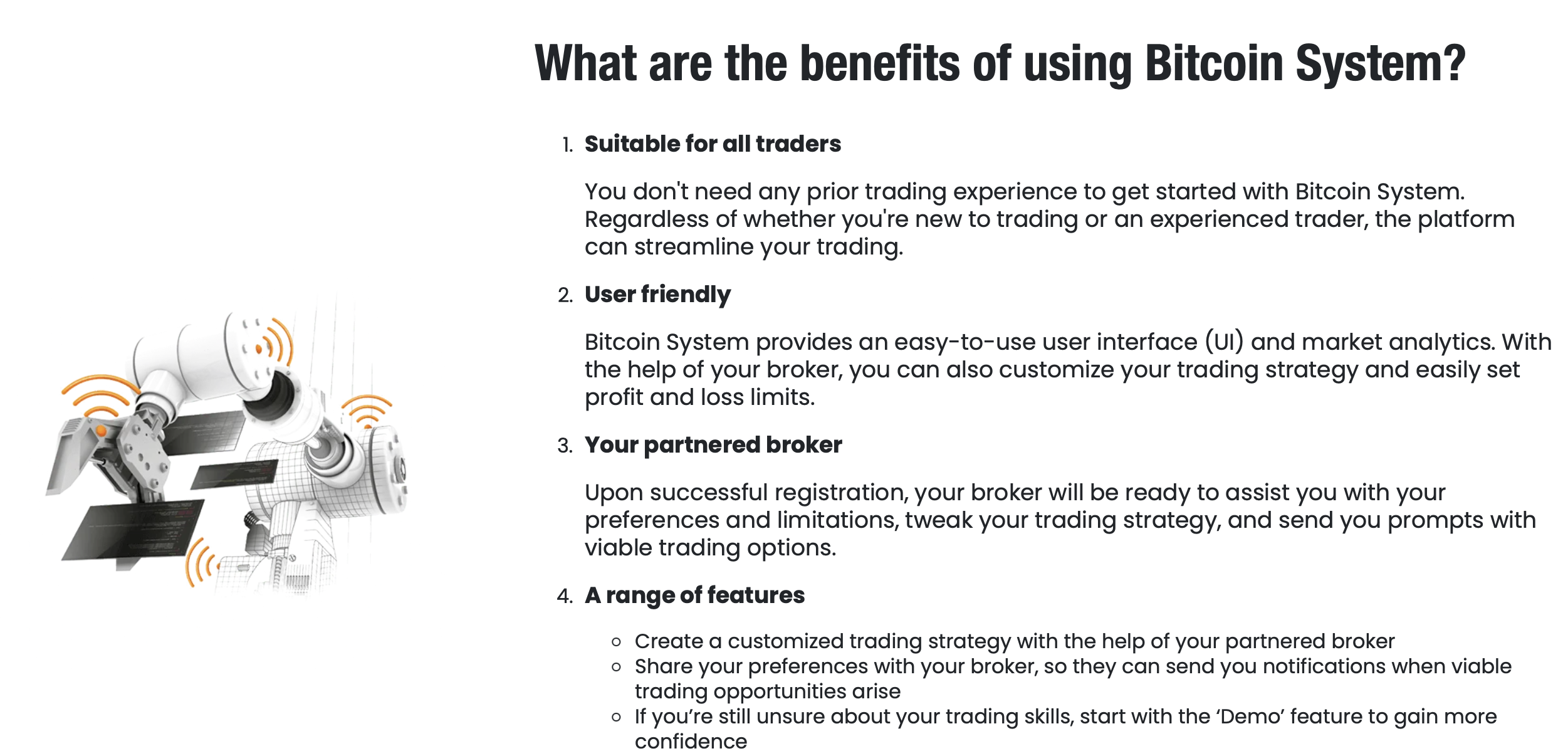 Benefits of trading with the Bitcoin system