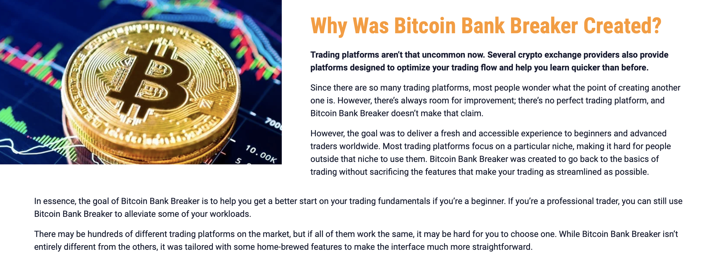 Waarom Bitcoin Bank Breaker is gemaakt