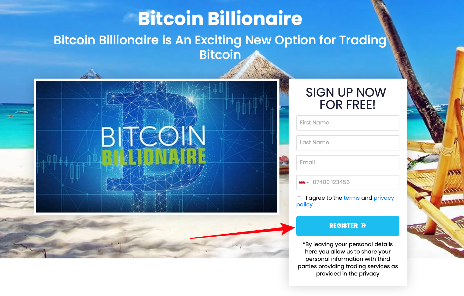 How to create an account with the Bitcoin Billionaire