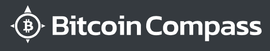 Den officiella logotypen för Bitcoin-kompassen
