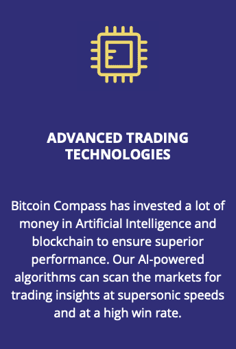 Pokročilé obchodní technologie na Bitcoin Compass