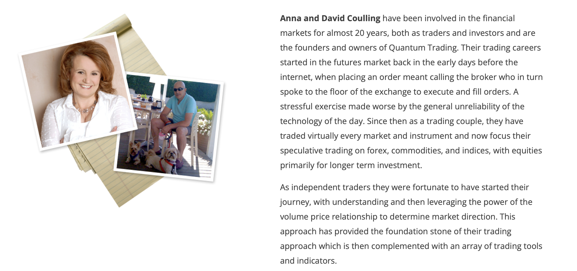 The founders of Quantum trading