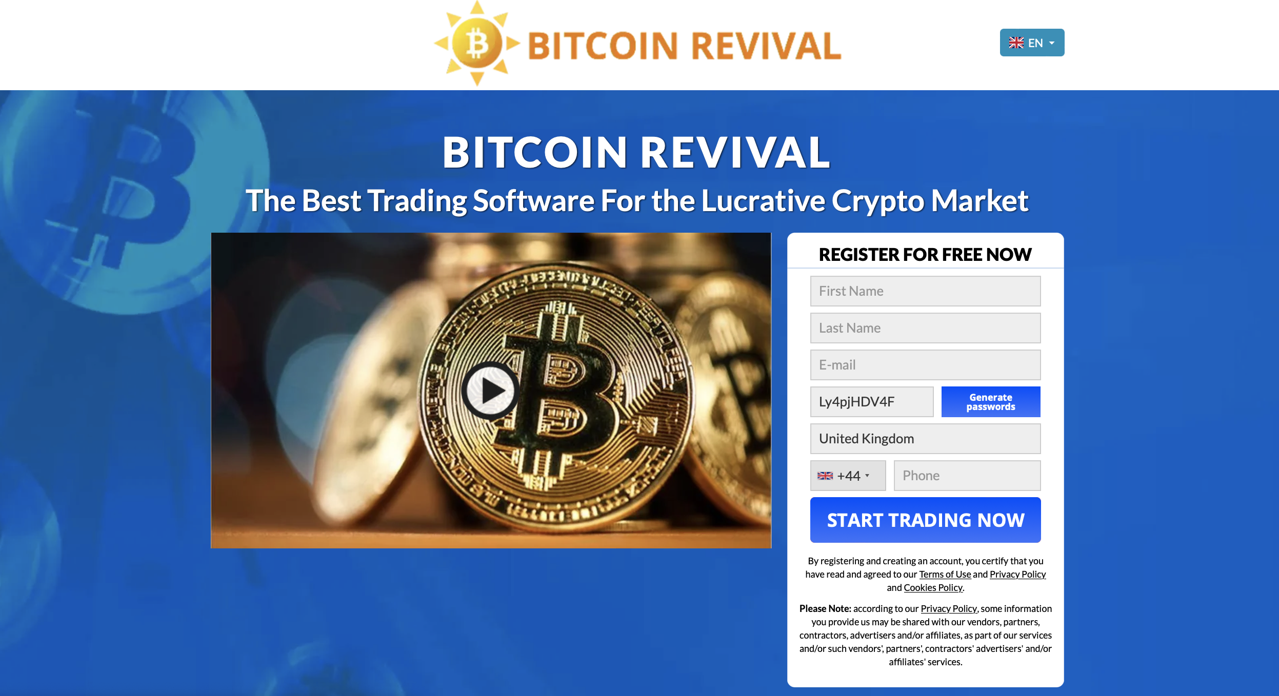 Situs web resmi Bitcoin Revival 
