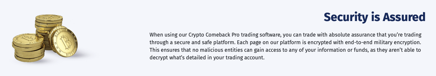 ความปลอดภัยของ Crypto Comeback Pro