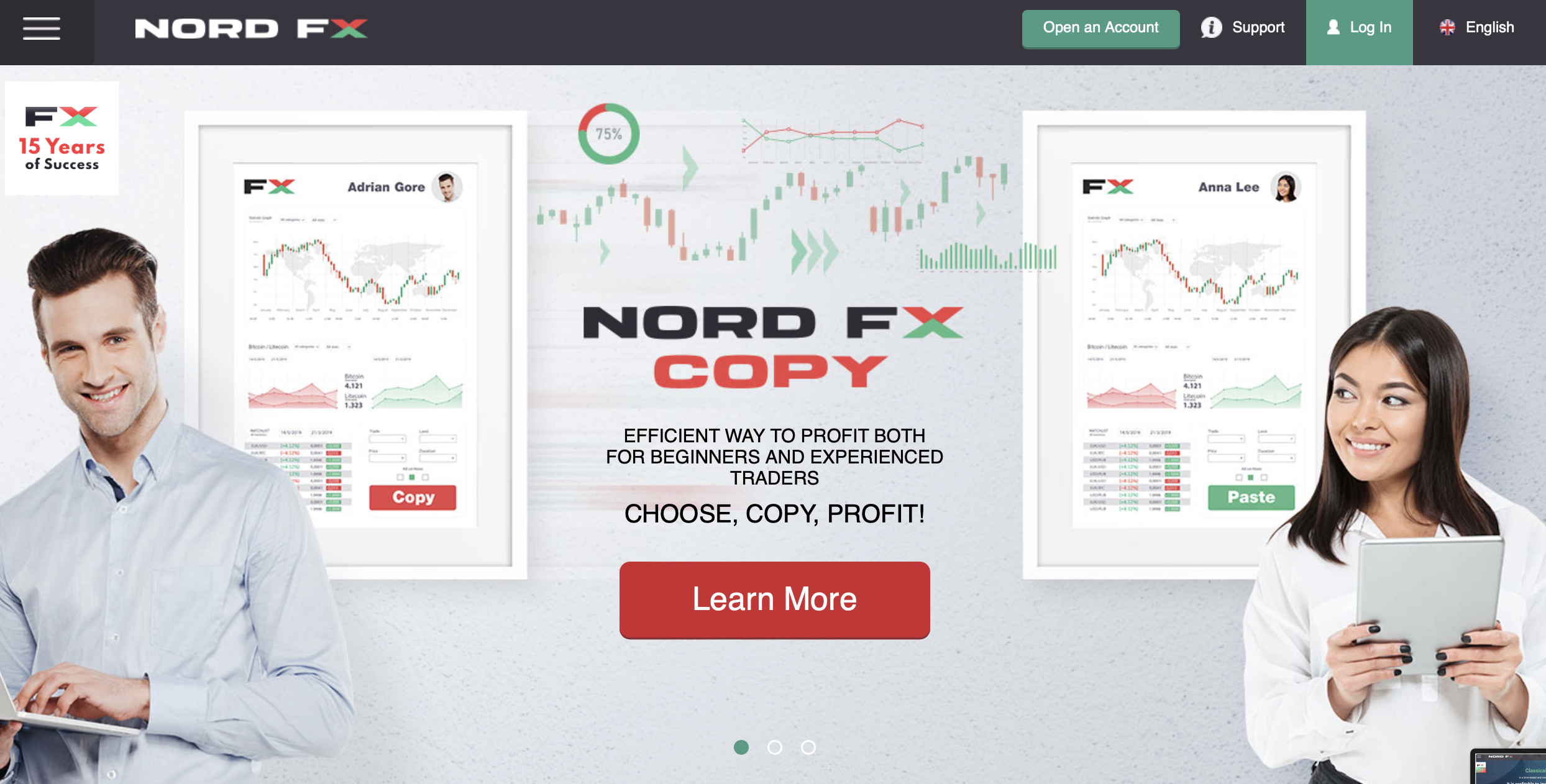 Situs web resmi NordFx
