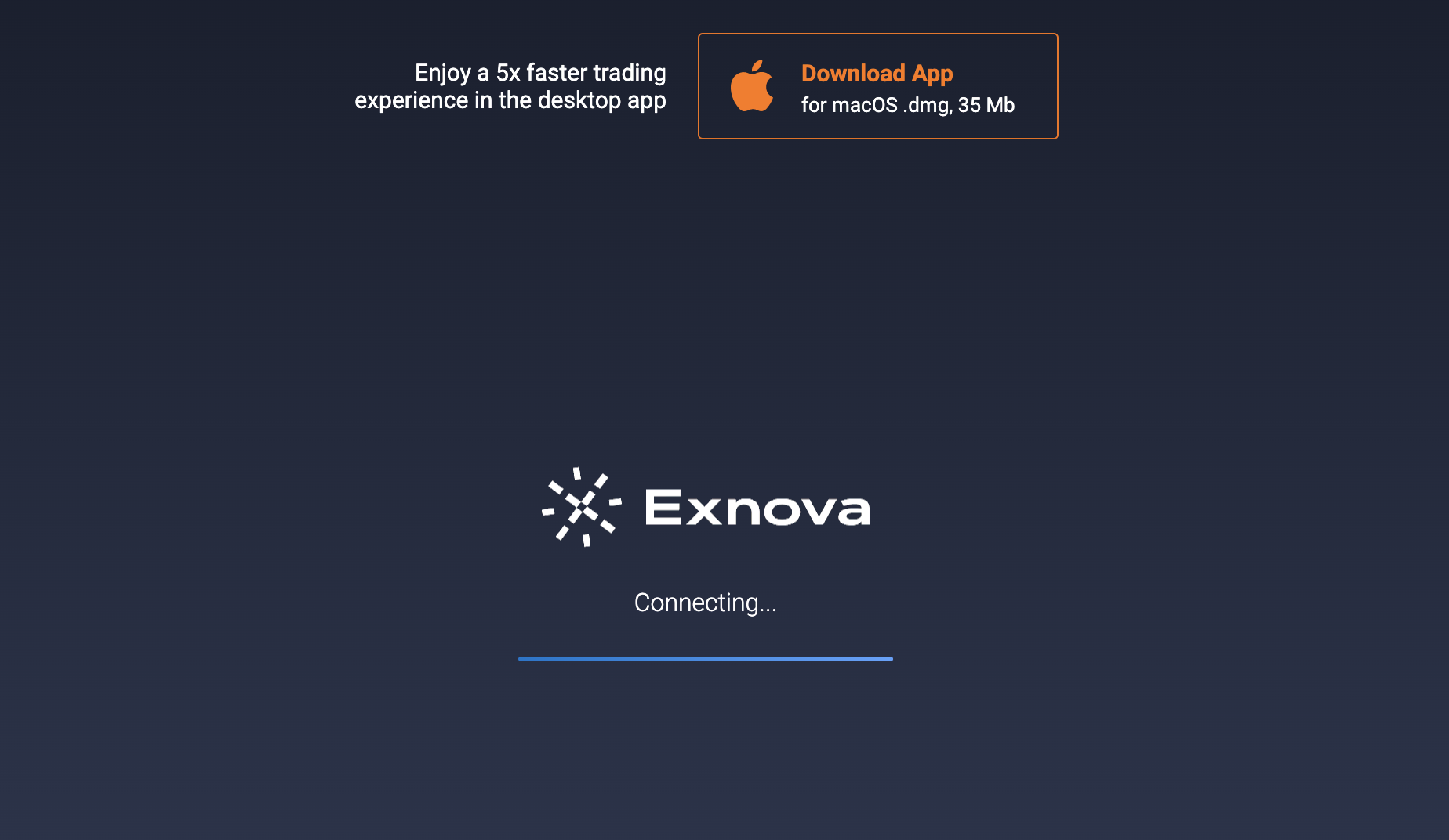 Cara mengunduh aplikasi seluler Exnova