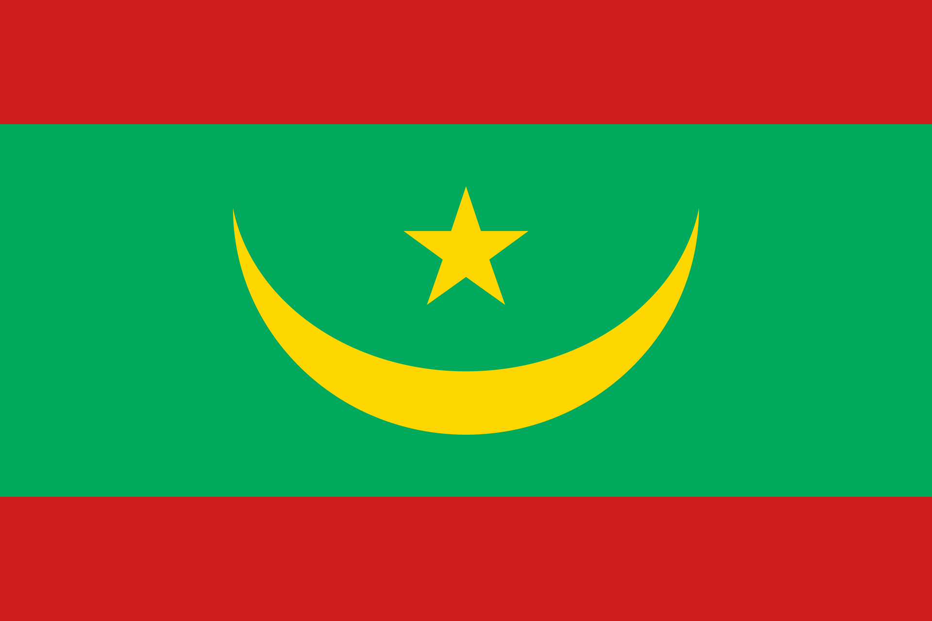 drapeau de la mauritanie