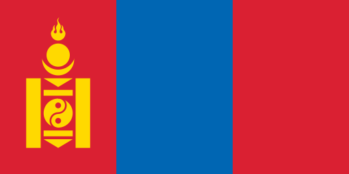 vlag van Mongolië 