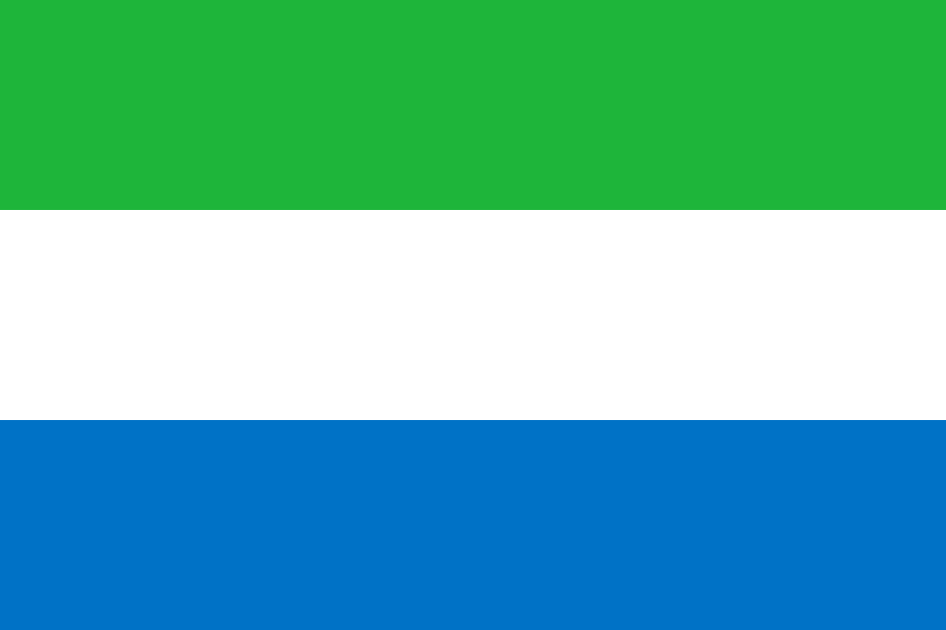 シエラレオナの国旗