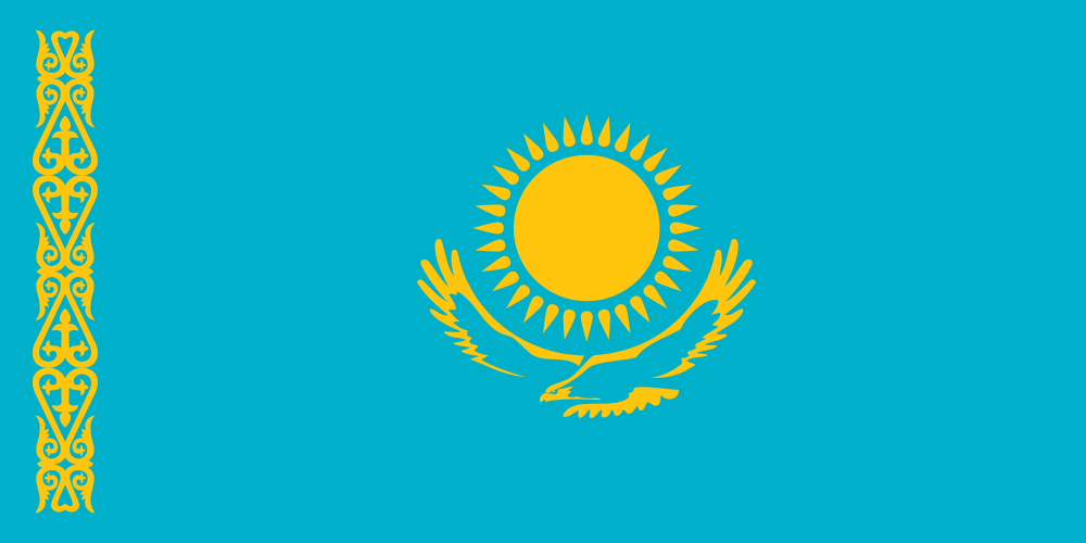 कजाकिस्तान का झंडा
