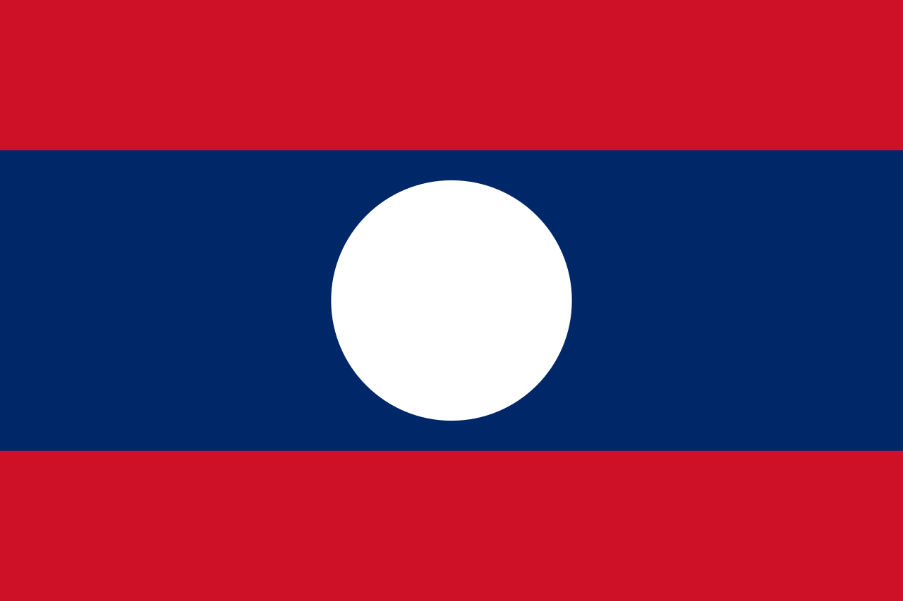 Знаме на Лаос