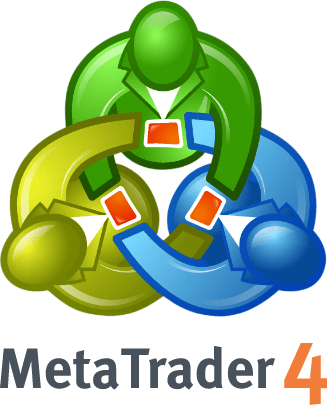 Het officiële logo van de MetaTrader 4