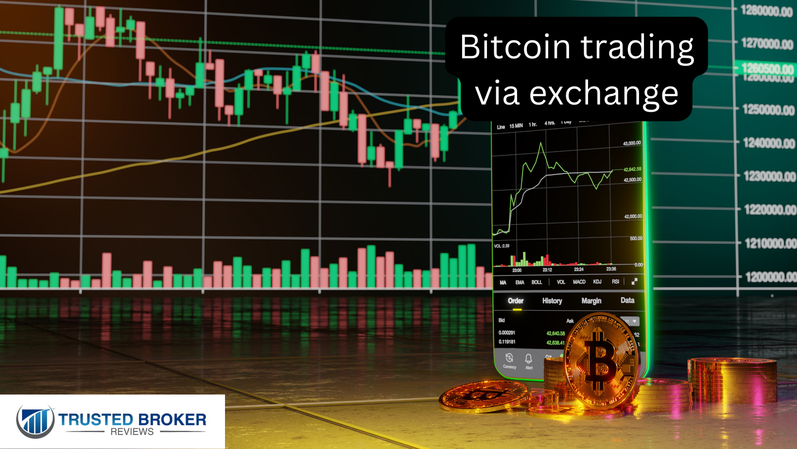 Comercio de Bitcoin a través de intercambio