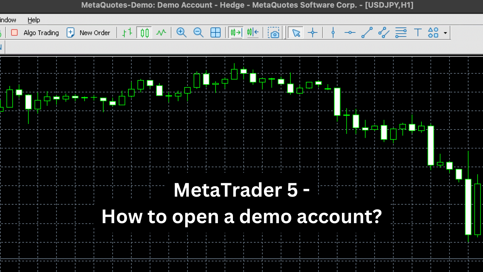 MetaTrader 5 - Hogyan lehet demo számlát nyitni?
