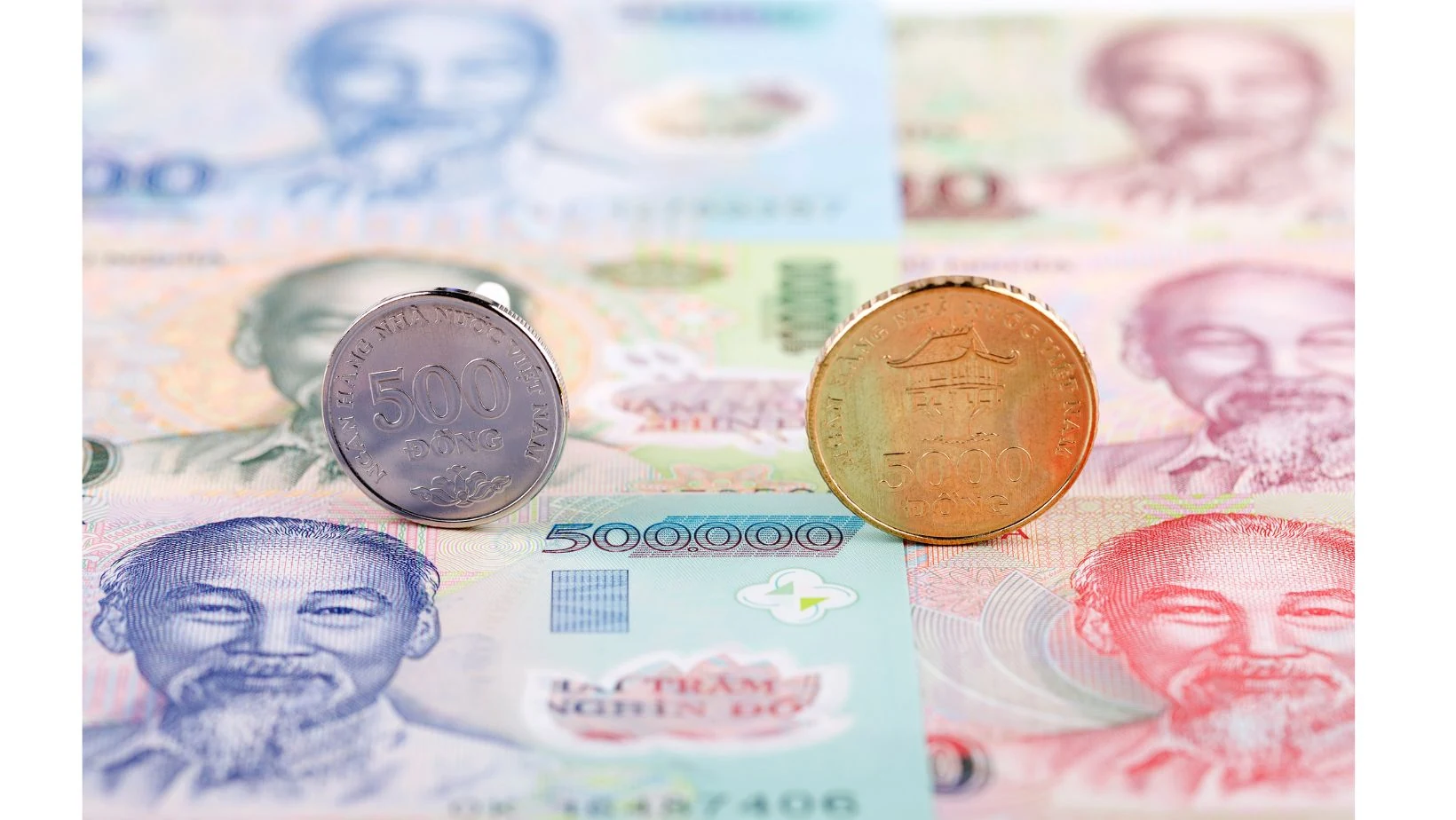 vietnamesiske pengesedler og mønter
