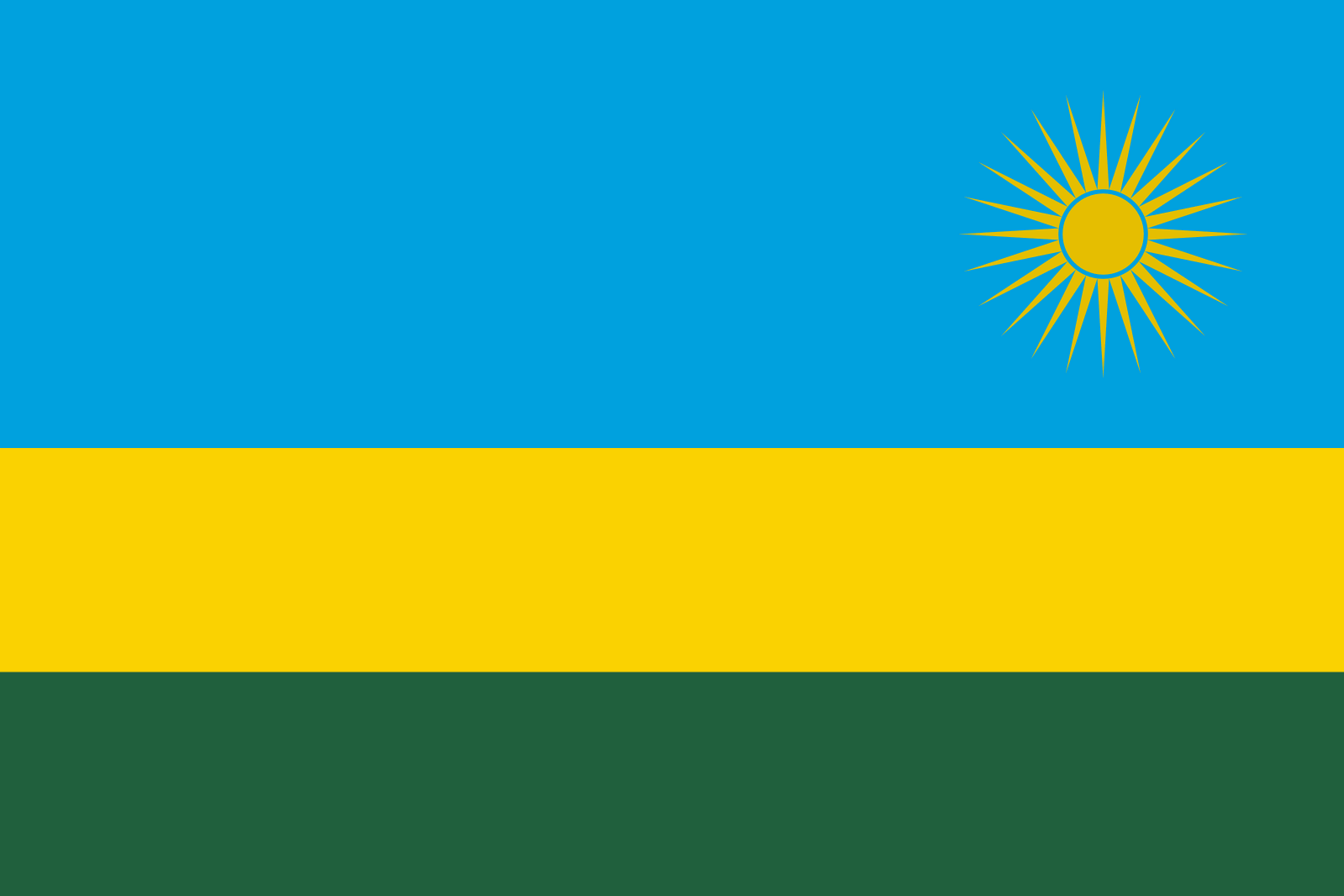 Флаг на Руанда