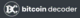 O logotipo oficial do Bitcoin Decoder