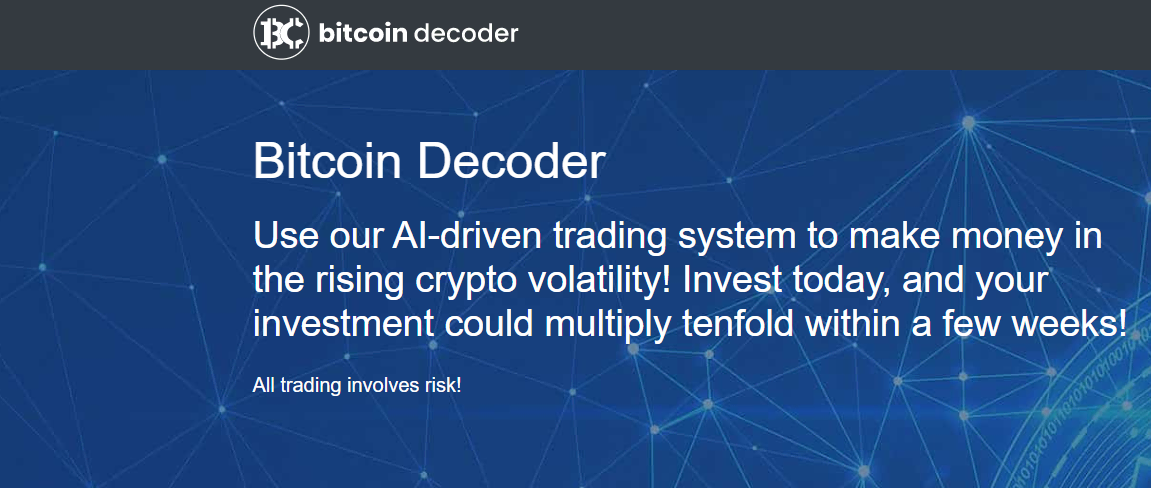 O site oficial do Bitcoin Decoder