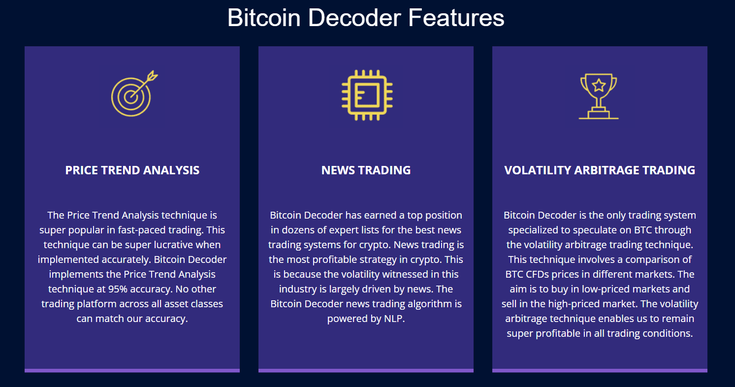 Bitcoin Decoder Features