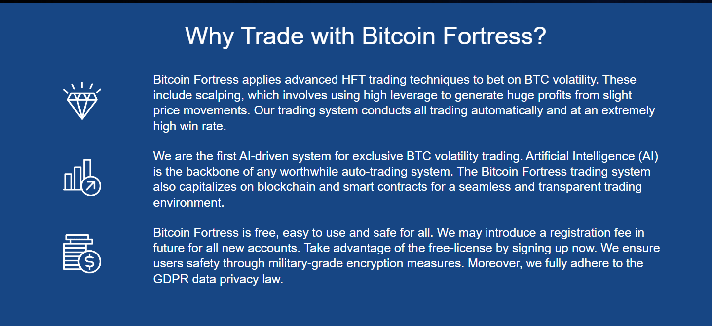 Reasons to trade with Bitcoin Fortress