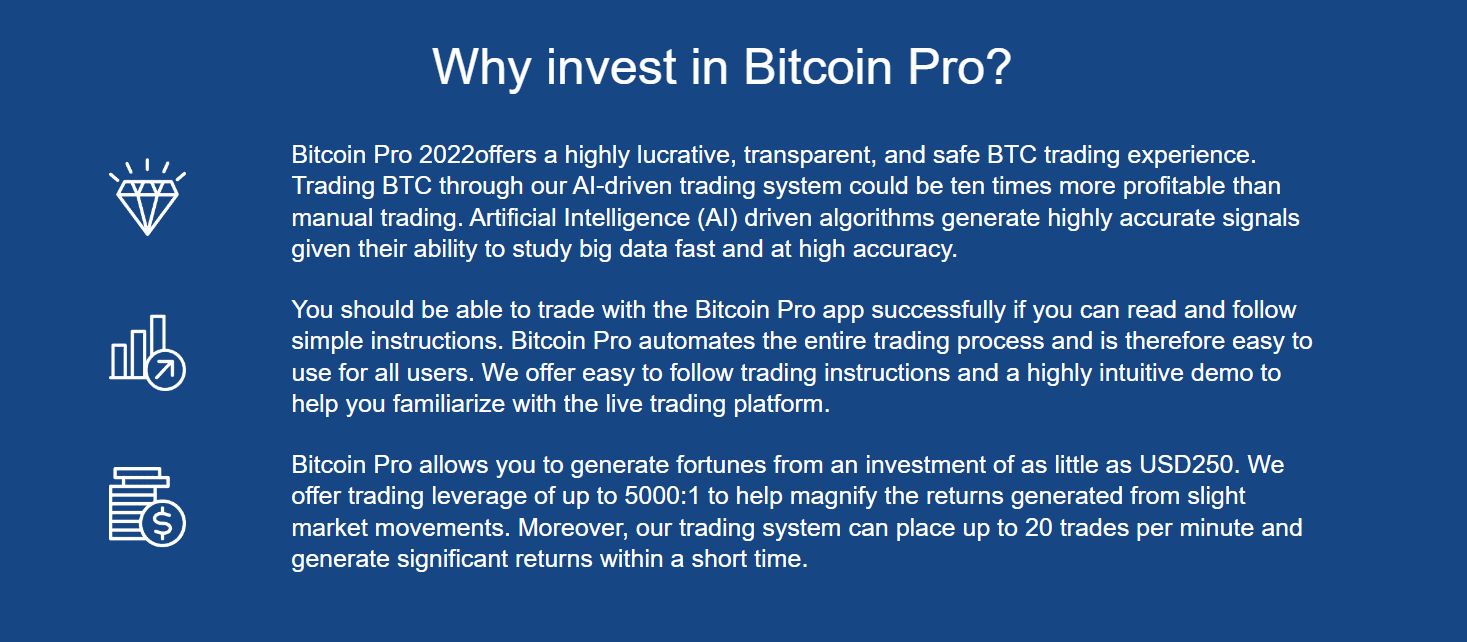 Bitcoin Pro의 장점