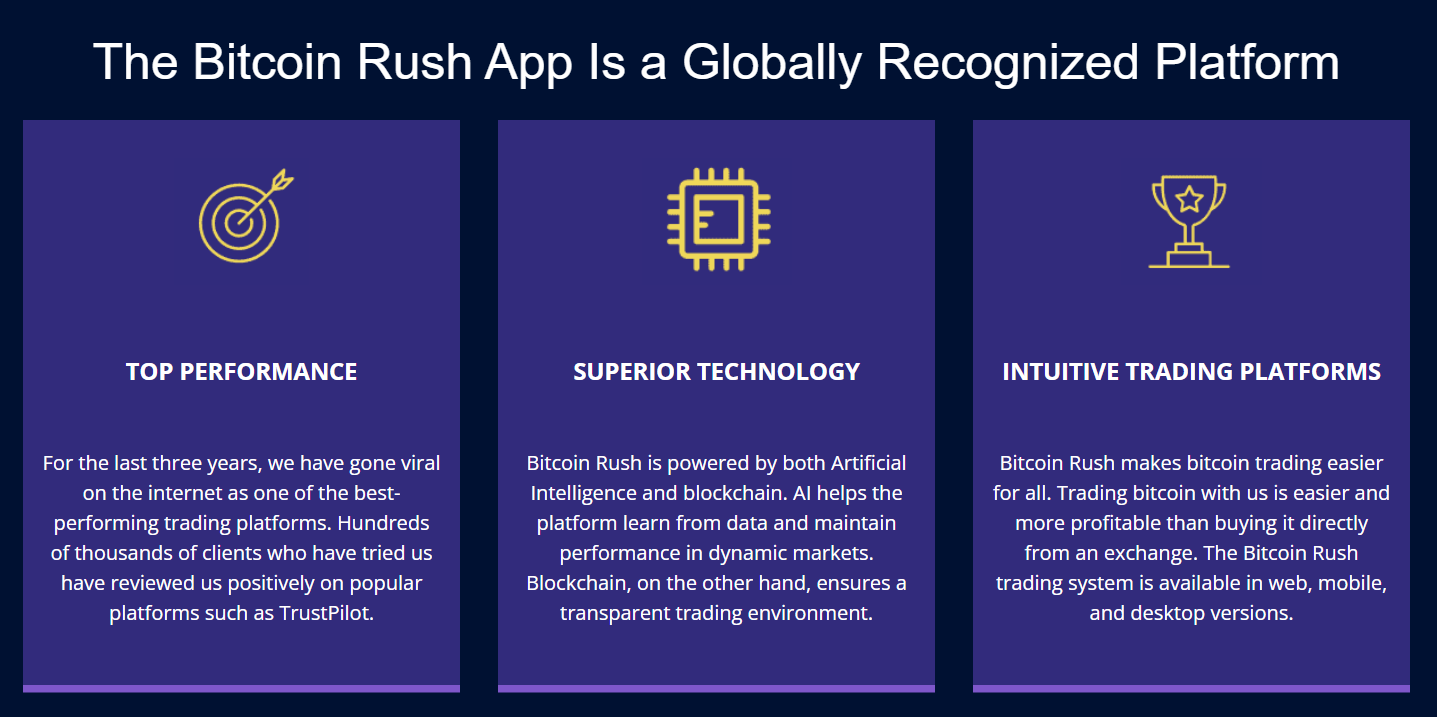 the advantages of Bitcoin Rush