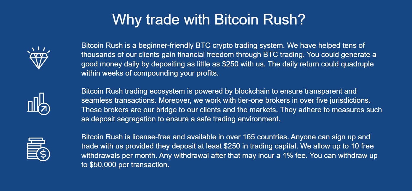 Razones para operar con Bitcoin Rush